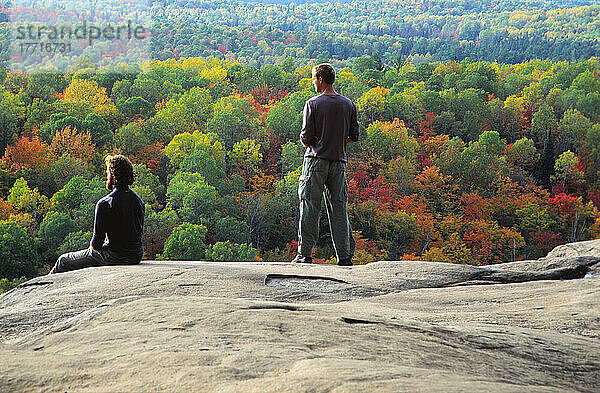 Blick vom Lookout Trail  Algonquin Park  Ontario.