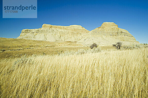 Killdeer Badlands von East Block im Grasslands National Park; Saskatchewan  Kanada