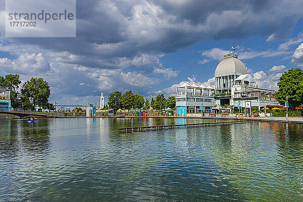 Pavillon am Bonsecours-Becken im alten Hafen von Montreal; Montreal  Quebec  Kanada