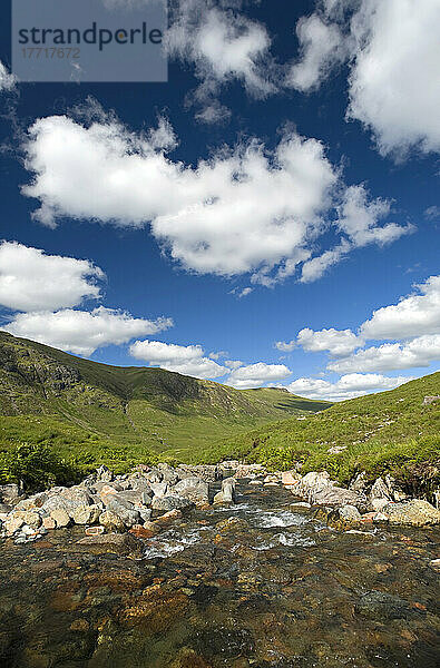 Landschaft im schottischen Hochland; Glencoe  Schottland