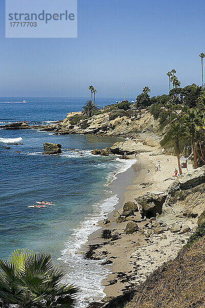 Uferlinie von Laguna Beach  Kalifornien