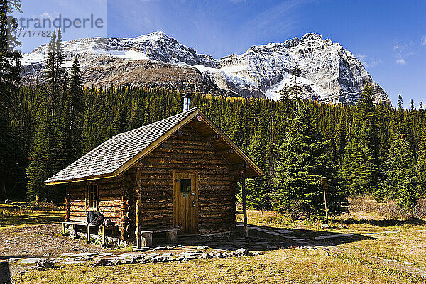 Blockhaus und Odaray-Berge  Yoho-Nationalpark  Britisch-Kolumbien