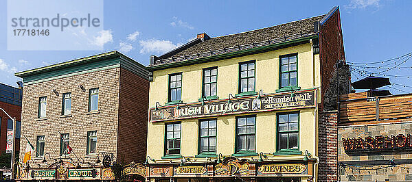 Pub im irischen Dorf am Byward Market in Ottawa  Kanada; Ottawa  Ontario  Kanada