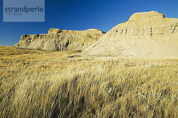 Killdeer Badlands von East Block im Grasslands National Park; Saskatchewan  Kanada