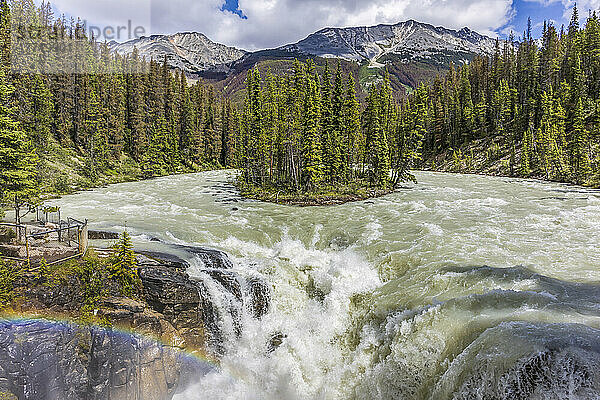 Sunwapta-Fälle im Jasper-Nationalpark; Alberta  Kanada