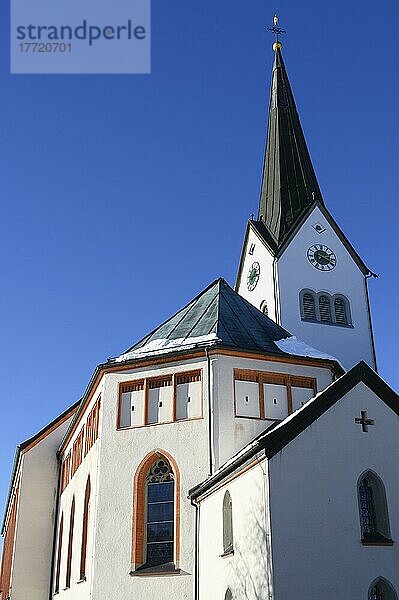 Kirche St. Pelagius  Weitnau  Allgäu  Bayern  Deutschland  Europa