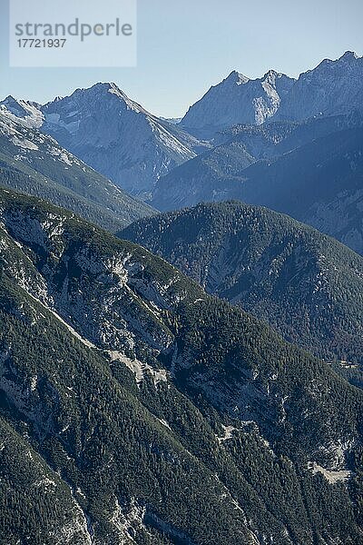 Nordkette des Karwendel  Tirol  Österreich  Europa