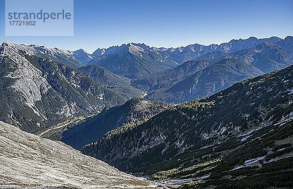 Berglandschaft  Karwendel  Tirol  Österreich  Europa