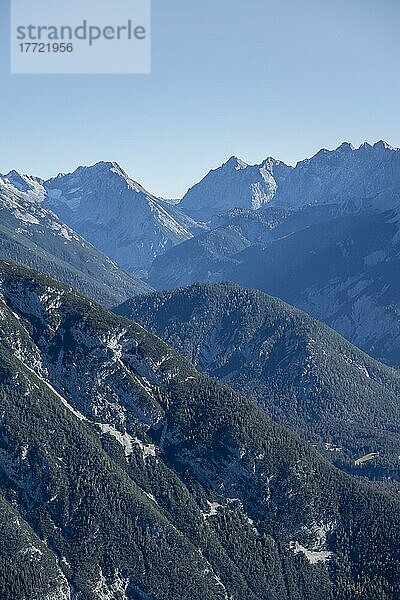 Nordkette des Karwendel  Tirol  Österreich  Europa