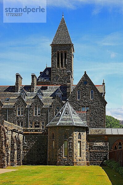 Highlands  Ort Fort Augustus  das ehemalige Kloster der Benediktiner am Loch Ness  jetzt eine Hotelanlage des The Highland Club  Schottland  Großbritannien  Europa
