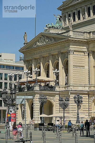 Alte Oper  Opernplatz  Frankfurt am Main  Hessen  Deutschland  Europa