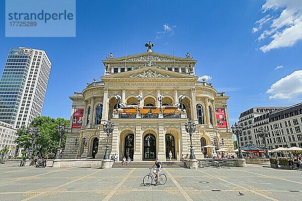 Alte Oper  Opernplatz  Frankfurt am Main  Hessen  Deutschland  Europa