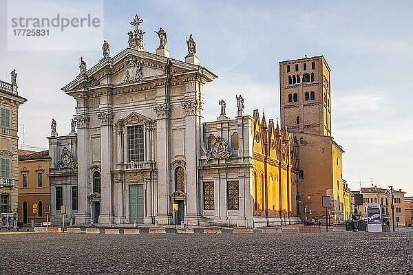 Piazza Sordello  Mantua (Mantua)  UNESCO-Weltkulturerbe  Lombardei (Lombardei)  Italien  Europa
