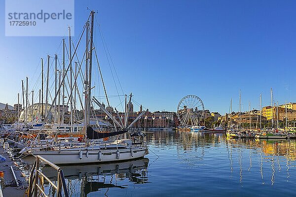 Alter Hafen  Genua (Genua)  Ligurien  Italien  Europa