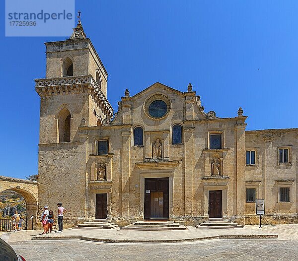 Kirche San Pietro Caveoso  Matera  Basilikata  Italien  Europa