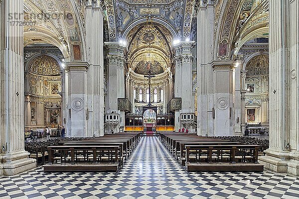 Der Dom  Bergamo  Lombardei (Lombardei)  Italien  Europa