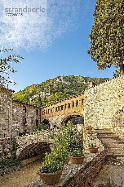 Via del Camignano  Gubbio  Province of Perugia  Umbria  Italy  Europe