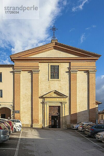 Ottaviano Nelli  Geschichten des Heiligen Augustinus  Kirche Ant'Agostino  Gubbio  Provinz Perugia  Umbrien  Italien  Europa