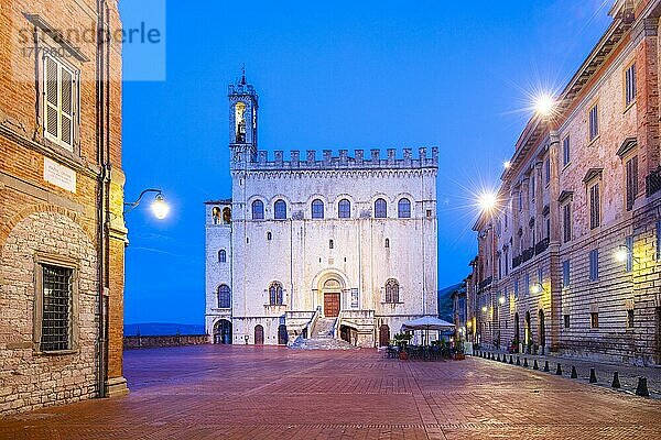 Palazzo dei Consoli  Piazza Grande  Gubbio  Provinz Perugia  Umbrien  Italien  Europa