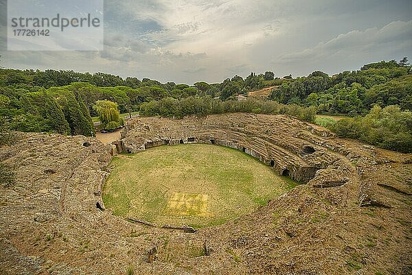 Roman Amphitheater  Sutri  Lazio  Italy  Europe