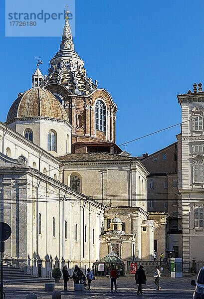 Kathedrale St. Johannes der Täufer  Turin  Piemont  Italien  Europa