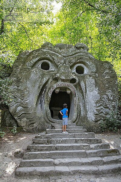 The Monster Park (Sacro Bosco) (Villa delle Meraviglie)  Bomarzo  Viterbo  Lazio  Italy  Europe
