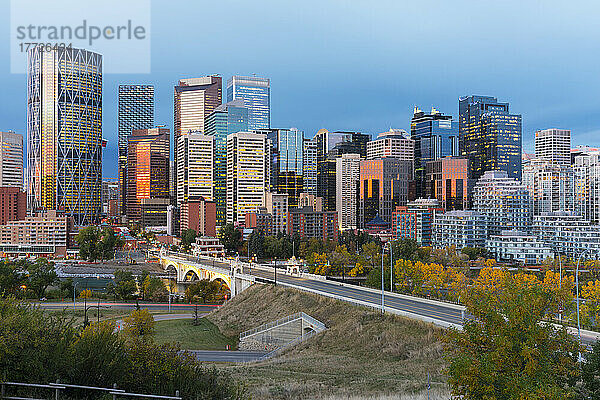 Stadtbild von Calgary  Calgary  Alberta  Kanada  Nordamerika