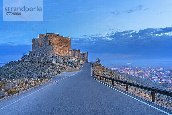Die Burg von La Muela  Consuegra  Toledo  Kastilien-La Mancha  Spanien  Europa