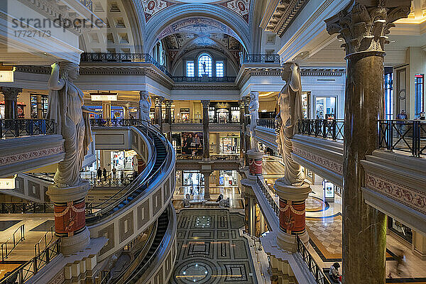 Das Forum Shopping Mall im Caesars Palace  Las Vegas  Nevada  Vereinigte Staaten von Amerika  Nordamerika