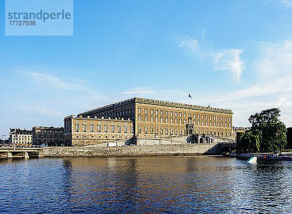 Der Königspalast  Stockholm  Stockholms län  Schweden  Skandinavien  Europa