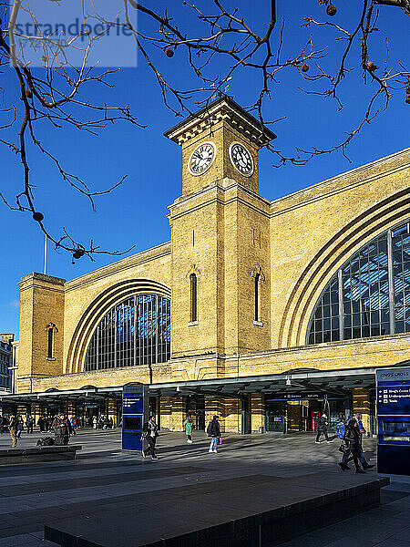 Bahnhof Kings Cross  London  England  Vereinigtes Königreich  Europa