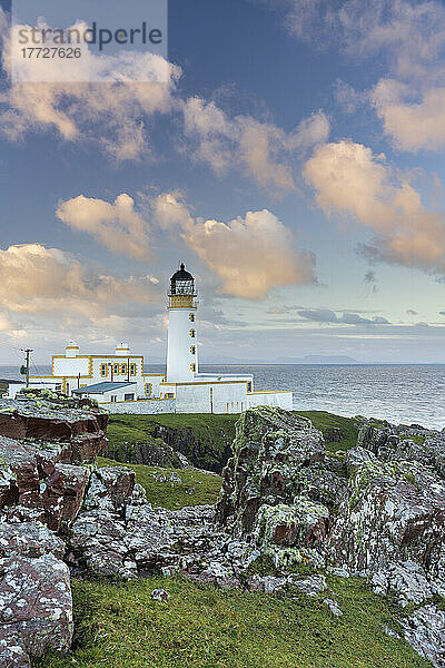 Rua Reidh Lighthouse  Melvaig  Gairloch  Wester Ross  Schottland  Vereinigtes Königreich  Europa