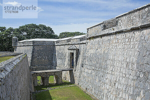 Eingang  Fort San Jose  Campeche  Bundesstaat Campeche  Mexiko  Nordamerika
