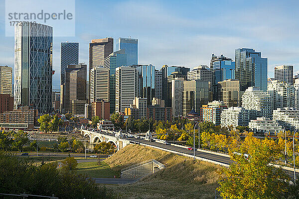 Stadtbild von Calgary  Calgary  Alberta  Kanada  Nordamerika