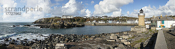 Hafen von Portpatrick an der Westküste  Portpatrick  Dumfries und Galloway  Schottland  Vereinigtes Königreich  Europa