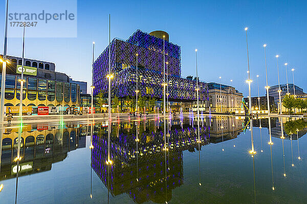 Bibliothek von Birmingham  Centenary Square  Birmingham  England  Vereinigtes Königreich  Europa