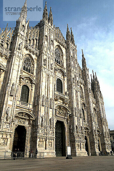 Der Dom  Mailand  Lombardei  Italien  Europa