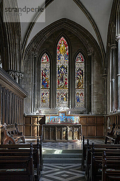 Innenraum  Kathedrale von Worcester  Worcester  Worcestershire  England  Vereinigtes Königreich  Europa