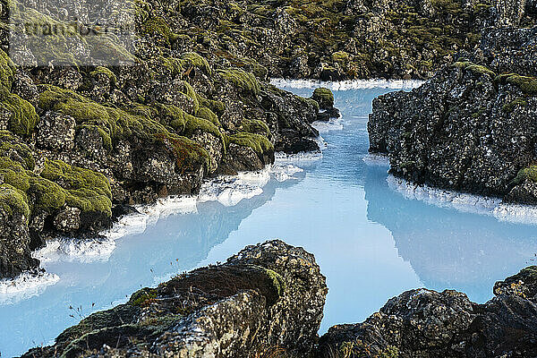 Blaue Lagune  Grindavik  Island  Polarregionen
