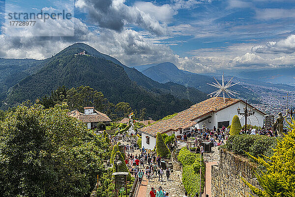 Monserrate Sanctuary  Bogota  Kolumbien  Südamerika