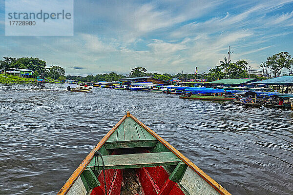 Bootstour auf dem Amazonas  Leticia  Kolumbien  Südamerika