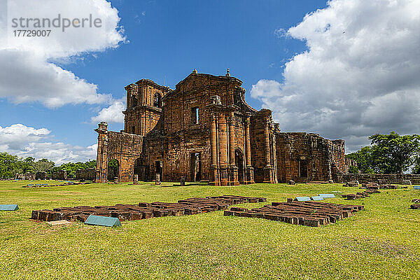 Ruinen von Sao Miguel das Missoes  UNESCO-Weltkulturerbe  Rio Grande do Sul  Brasilien  Südamerika