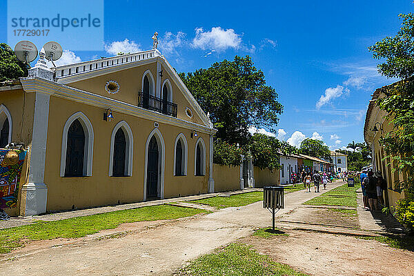 Old town of Porto Seguro  Bahia  Brazil  South America