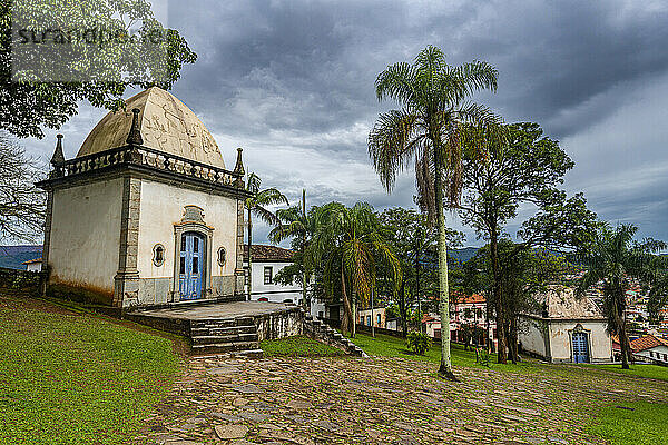 Heiligtum von Bom Jesus de Matosinhos  UNESCO-Weltkulturerbe  Congonhas  Minas Gerais  Brasilien  Südamerika