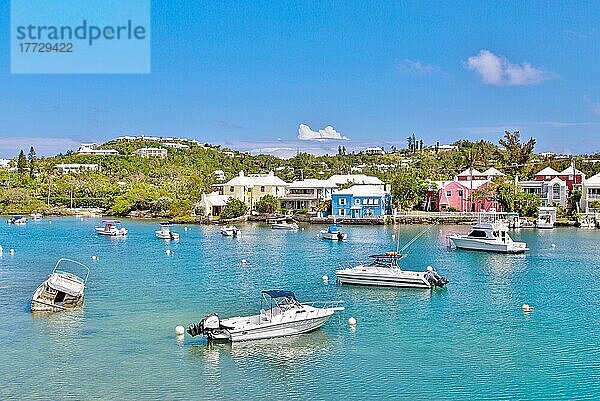 Hamilton Harbour  Hamilton  Bermuda  Atlantik  Mittelamerika