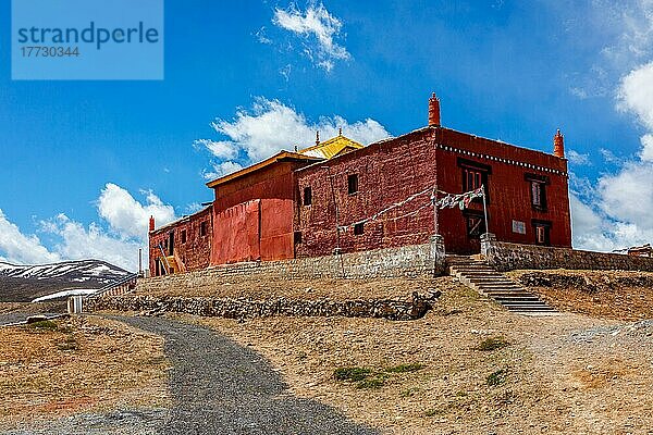 Buddhistisches Kloster Tangyud Gompa im Dorf Komic. Spiti-Tal  Himachal Pradesh  Indien  Asien