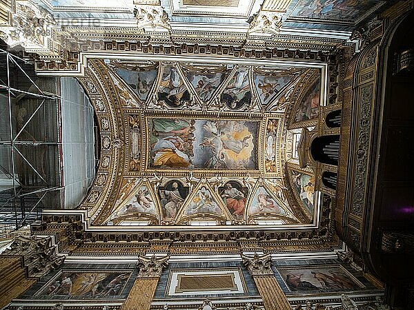 Deckengemälde  Kirche Santa Maria ai Monti  Rom  Latium  Italien  Europa
