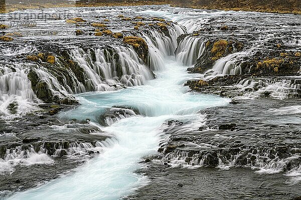 Wasserfall Bruarfoss  Südisland  Island  Europa