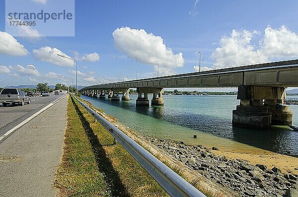 Sarasin Bridge  Brücke von Thailand Festland zu Insel Phuket  Provinz Phuket  Provinz Phang Nga  Thailand  Asien