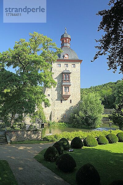 Turm vom Schloss Vollrads in Winkel  Oestrich-Winkel  Rheingau  Taunus  Hessen  Deutschland  Europa